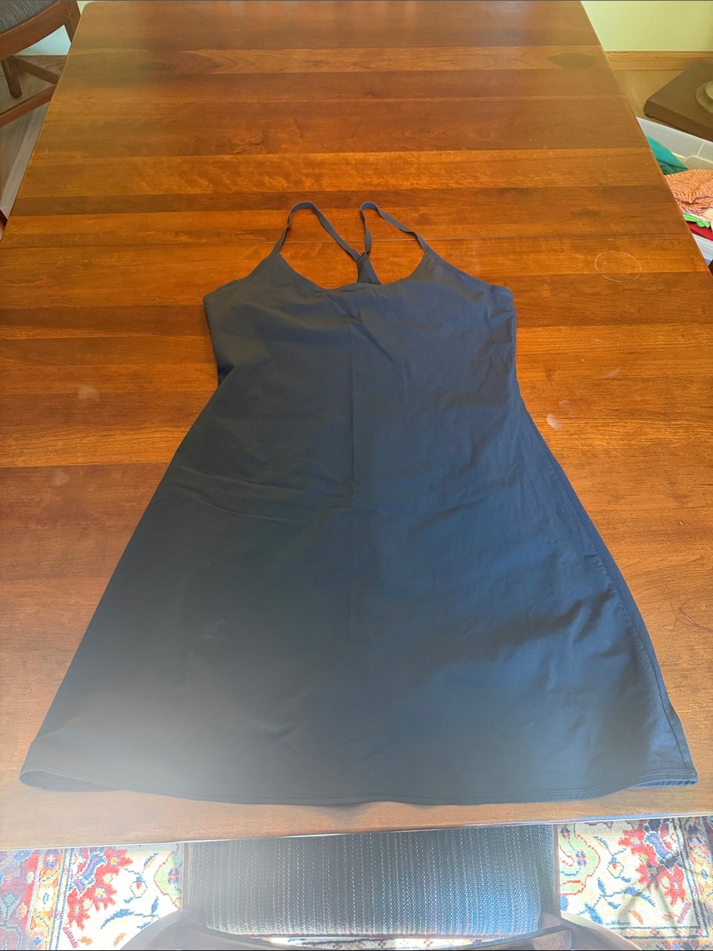 Outdoor Voices Navy Blue Strappy A-Line Dress
